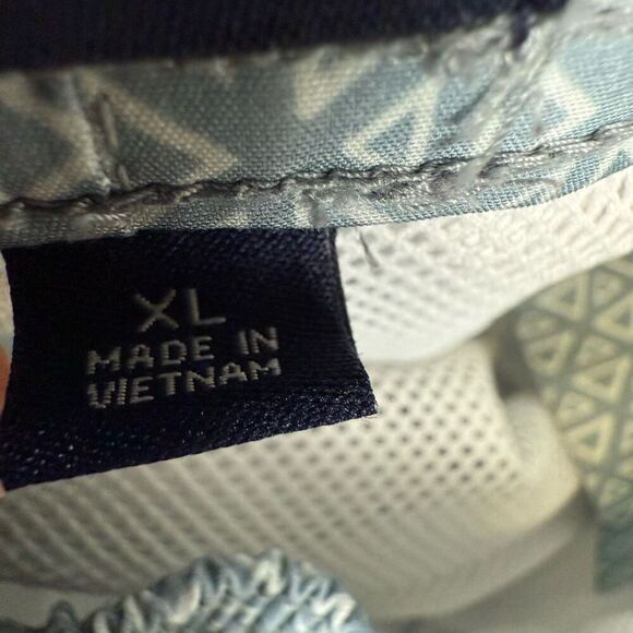 J by J Crew Flex Men's Size XL Grey Printed Swim Trunks Board Shorts Lined - Picture 6 of 8